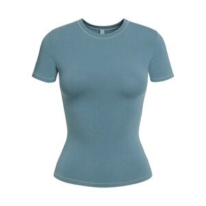 SKIMS Cotton Jersey T-shirt in Kyanite